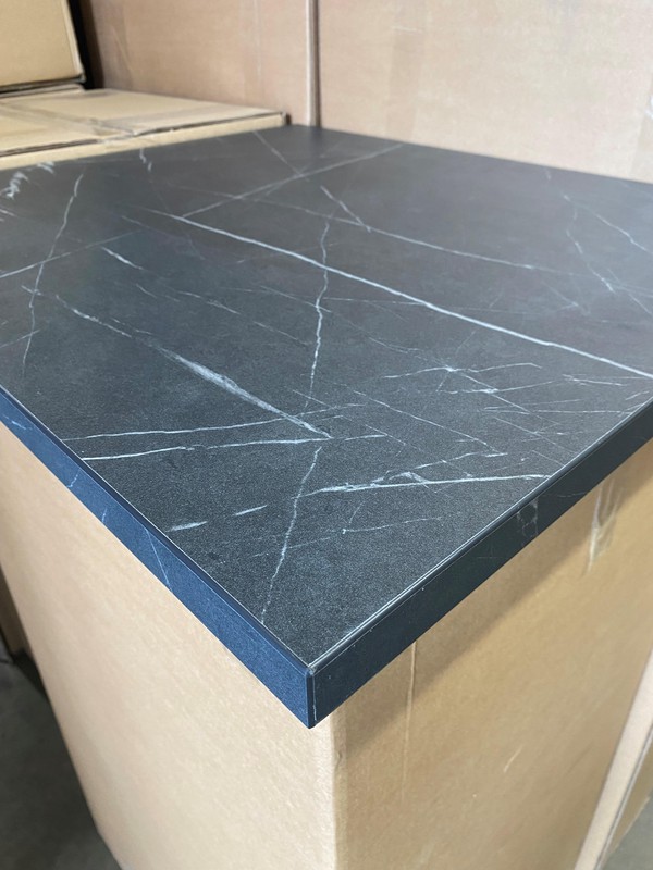 Secondhand Laminate Tabletop Black Marble For Sale