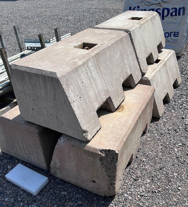 500kg concrete marquee weights