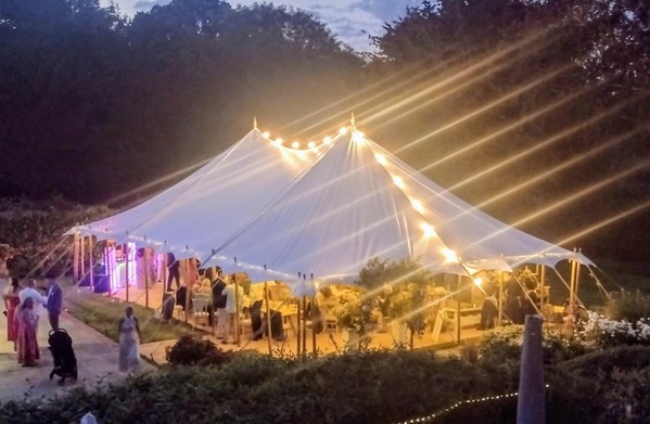 Petal Pole Tension Marquee