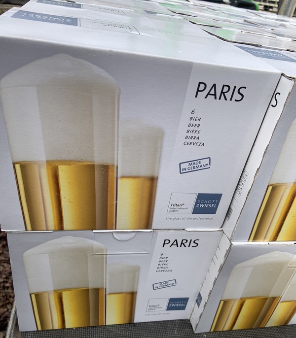 Schott Zweisel Paris Bier Glasses for sale