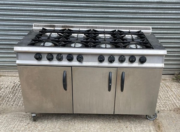 Used 8 burner range